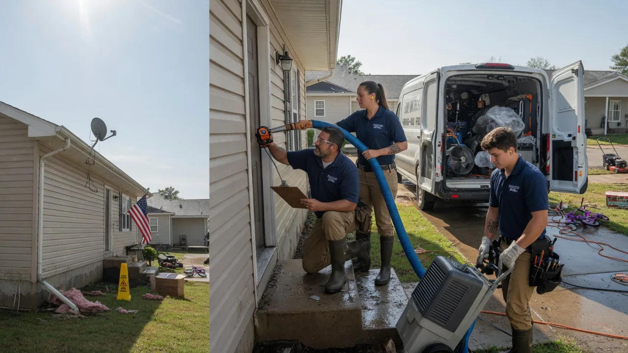 Ceiling Water Damage Restoration in Howe, TX near me